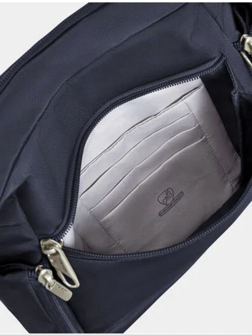 New RFID Travelon Anti-Theft Classic Navy Blue Safety Lock Everywhere Travel Bag - Picture 6 of 11